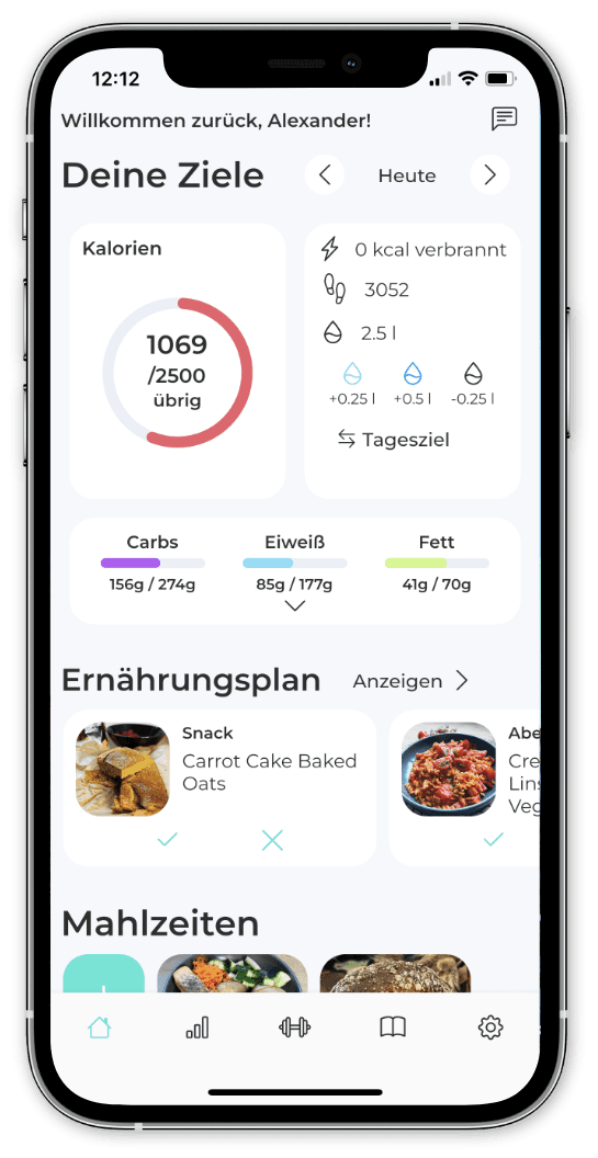 Nutrition App Interface
